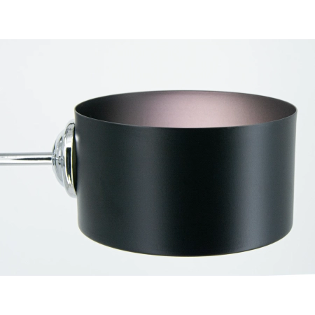 Lampa sufitowa chromowana z trzema czarnymi kloszami 2209/3A 8C z serii SOPHIA - Lampy Elem